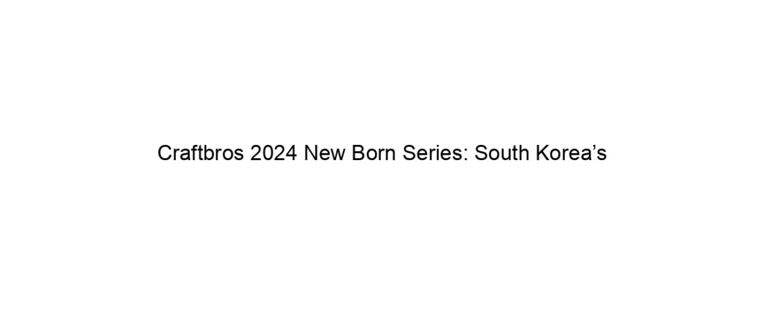 Craftbros 2024 New Born Series: South Korea’s Bold Step into Single Malts and IPA Cask Whisky